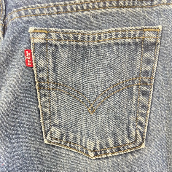 LEVI'S × VINTAGE 514 Super Low Rise Flare Jeans
USA Made size M/7 - Picture 8 of 16